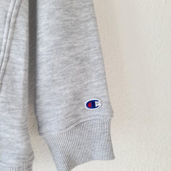 Champion Girl's Gray Hoodie With Iridescent Logo Size 6 NWT Activewear - - Picture 3 of 5